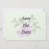 Lovely Lilacs Save The Date (Rückseite)