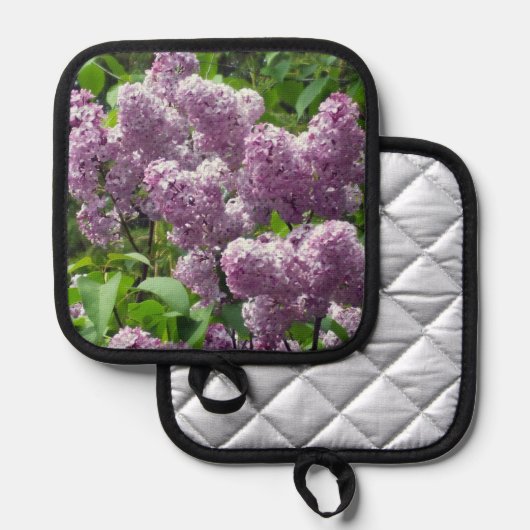 Lovely Lilacs Topflappen (Vorderseite/Rückseite)