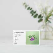 Lovely Lilacs Visitenkarte (Stehend Vorderseite)