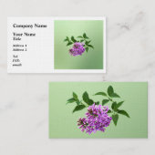 Lovely Lilacs Visitenkarte (Vorne/Hinten)