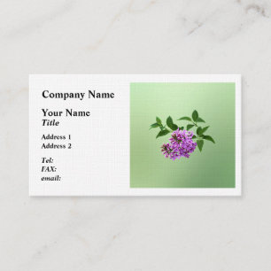 Lovely Lilacs Visitenkarte