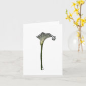 Lovely Lily Karte (Gelbe Blume)