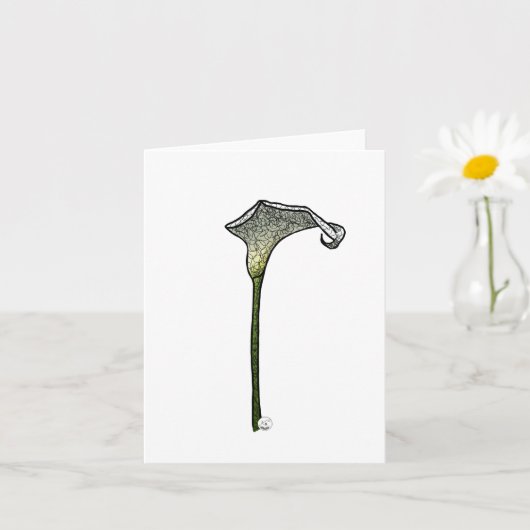 Lovely Lily Karte (Kleine Pflanze)