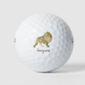Lovely Lion Safari Golfball (Vorderseite)