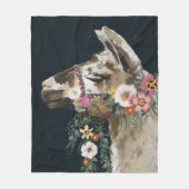 Lovely Llama Fleecedecke (Vorderseite)