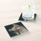 Lovely Llama Glasuntersetzer (Schrägansicht)