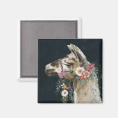 Lovely Llama Magnet (Vorderseite/Rückseite)