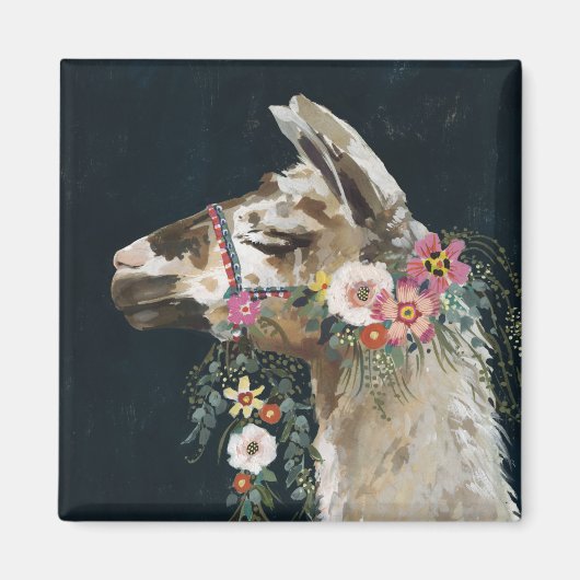 Lovely Llama Magnet (Vorne)