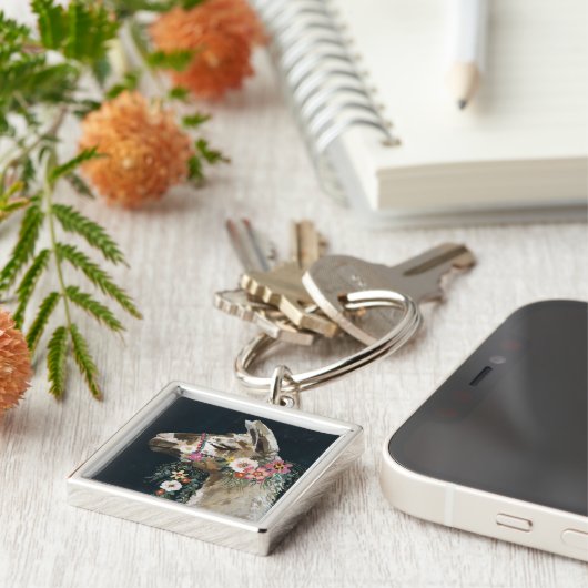 Lovely Llama Schlüsselanhänger (Seite)