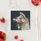 Lovely Llama Serviette (Beispiel)