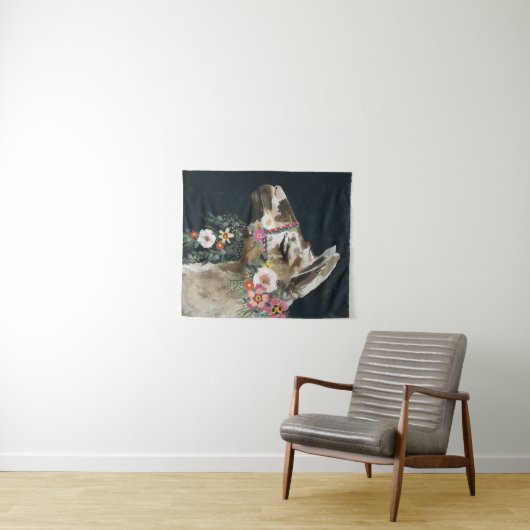 Lovely Llama Wandteppich (Beispiel (Horizontal))