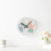 Lovely Llamas II Runde Wanduhr (Zuhause)