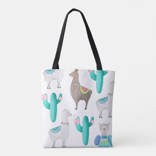 Lovely Llamas Tasche (Rückseite)
