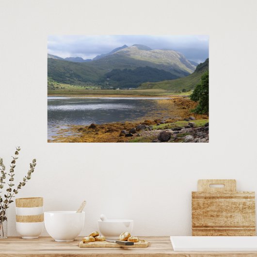 Lovely Loch Sunart, Schottland Poster (Küche)