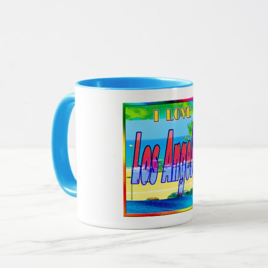 "Lovely Los Angeles 2" Cup Tasse (Vorderseite Links)