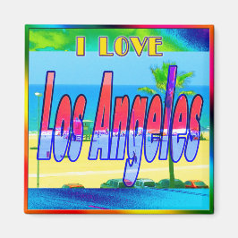 "Lovely Los Angeles 2" Magnet