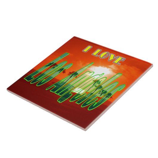 "Lovely Los Angeles" Tile Fliese (Seite)