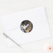 Lovely Lucy Bell Runder Aufkleber (Umschlag)