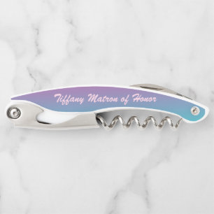 Lovely Matron of Honor Personalize Kellnermesser