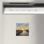 LOVELY MATTHEW 11:28 SONNENSTRECKE ÜBER DEM SEE-FO MAGNET (In Situ (Geschirrspüler))