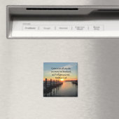 LOVELY MATTHEW 11:28 SUNSET SCRIPTURE MAGNET (In Situ (Geschirrspüler))