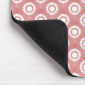 Lovely Mauve Funky Blume Mousepad (Ecke)
