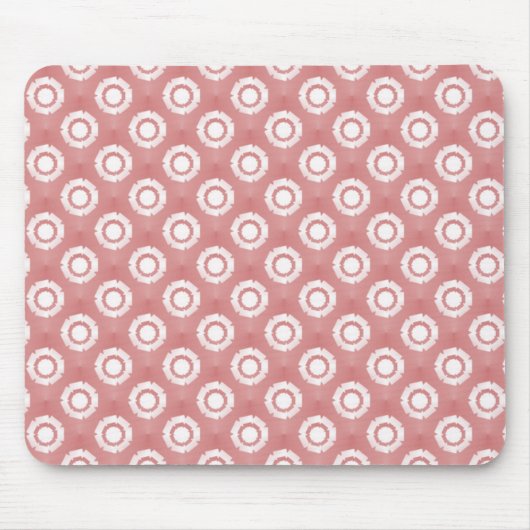 Lovely Mauve Funky Blume Mousepad (Vorne)