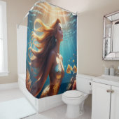 Lovely Mermaid Duschvorhang (Beispiel)