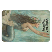 Lovely Mermaid Flexible Foto Magnet (Horizontal)