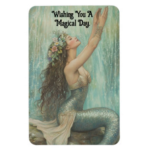 Lovely Mermaid Flexible Foto Magnet