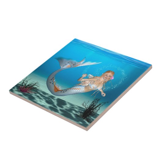 Lovely Mermaid Fliese (Seite)