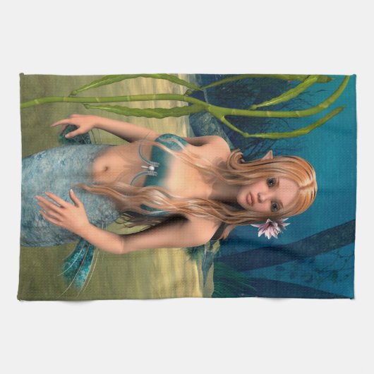 Lovely Mermaid Handtuch (Horizontal)