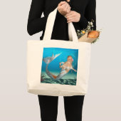 Lovely Mermaid Jumbo Stoffbeutel (Vorderseite (Produkt))