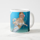 Lovely Mermaid Jumbo-Tasse (Vorderseite Rechts)