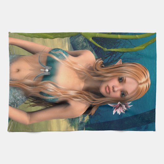 Lovely Mermaid Küchentuch (Horizontal)