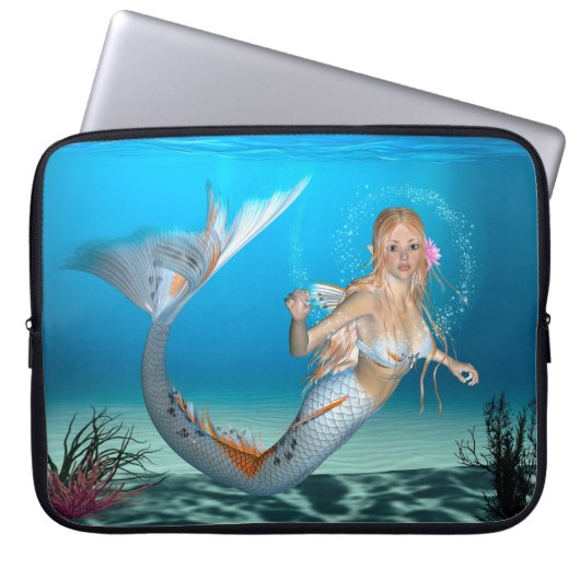 Lovely Mermaid Laptopschutzhülle (Vorderseite)
