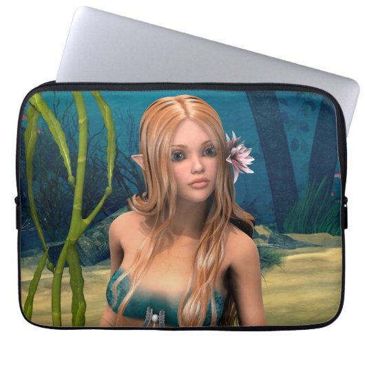 Lovely Mermaid Laptopschutzhülle (Vorderseite)