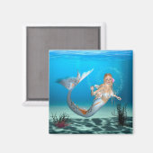 Lovely Mermaid Magnet (Vorderseite/Rückseite)