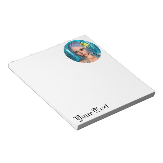 Lovely Mermaid Notizblock (angewinkelt)