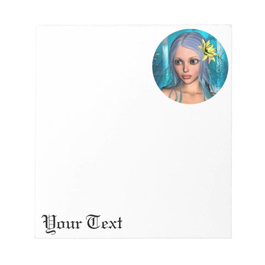 Lovely Mermaid Notizblock (Vorderseite)