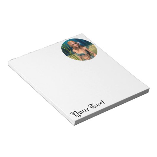 Lovely Mermaid Notizblock (angewinkelt)