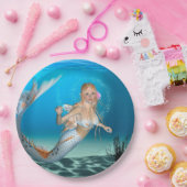 Lovely Mermaid Pappteller (Party)