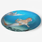 Lovely Mermaid Pappteller (Schrägansicht)