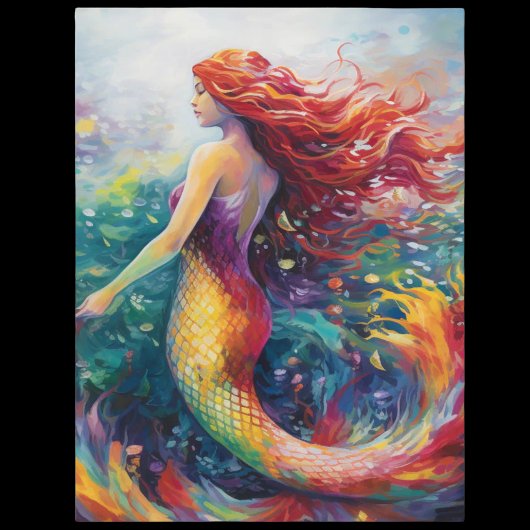 Lovely Mermaid Postcard Postkarte