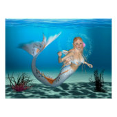 Lovely Mermaid Poster (Vorderseite)