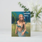 Lovely Mermaid Postkarte (Stehend Vorderseite)