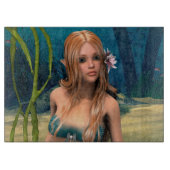 Lovely Mermaid Schneidebrett (Vorderseite)
