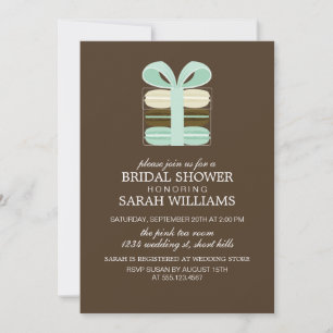 Lovely Mint French Macarons Einladung