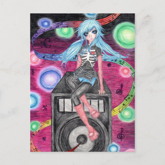 Lovely Miss Kora Postkarte