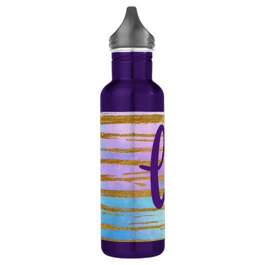 Lovely Monogram Edelstahlflasche (Links)